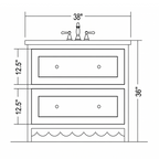 The Vivian Collection Vanity