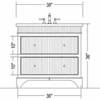 The Luca Collection Vanity