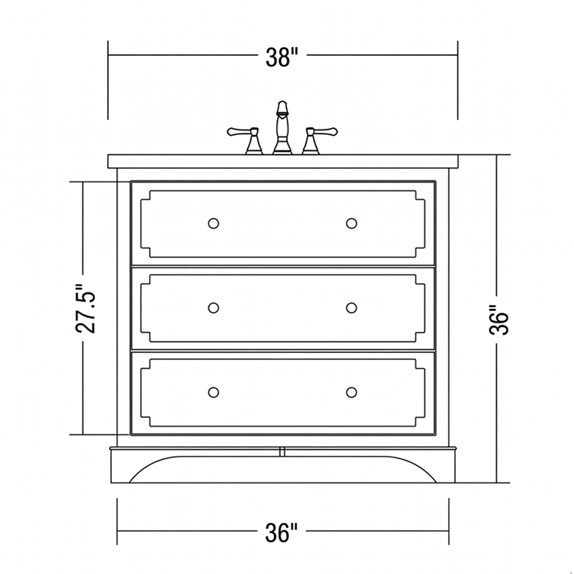 The Charlie Collection Vanity