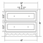 The Vivian Collection Vanity