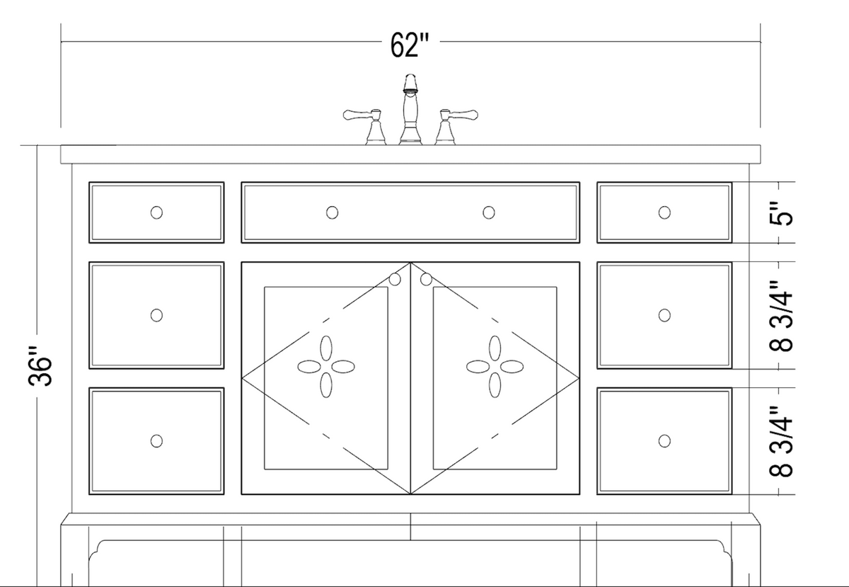 The Vivian Collection Vanity