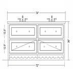 The Vivian Collection Vanity