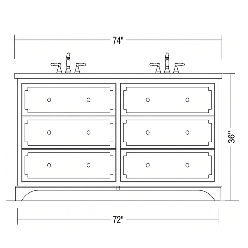 The Charlie Collection Vanity