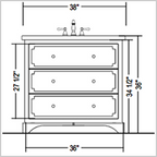 The Charlie Collection Vanity