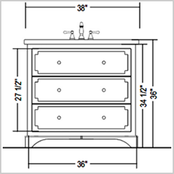 The Charlie Collection Vanity