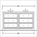 The Charlie Collection Vanity