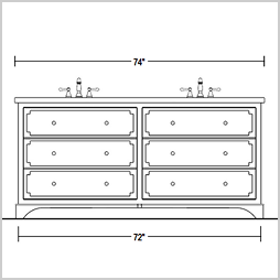 The Charlie Collection Vanity