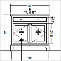 The Vivian Collection Vanity