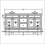 The Vivian Collection Vanity